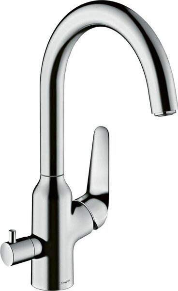 Hansgrohe jednouchwytowa bateria kuchenna 220 M42 DN 15, z zaworem odcinajcym, chrom
