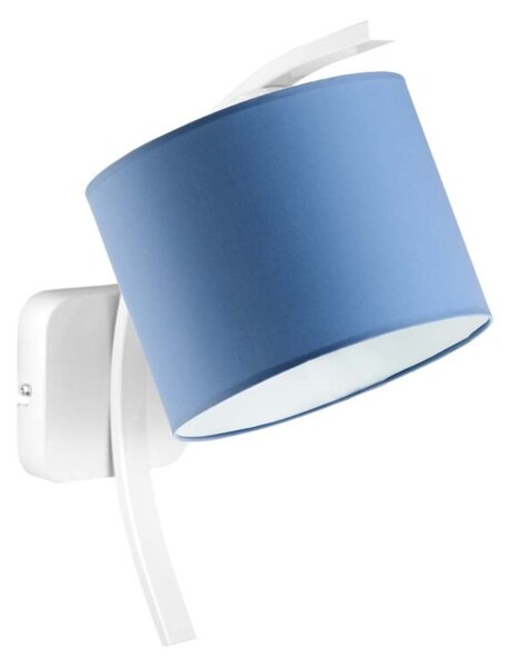 Kinkiet lampa ścienna lampa na ścianę z abażurem walec MOON