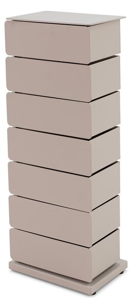 Szarobrązowa metalowa komoda 37x99x26 cm Joey – Spinder Design