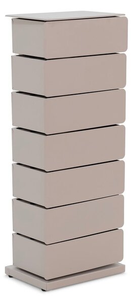 Szarobrązowa metalowa komoda 37x99x26 cm Joey – Spinder Design