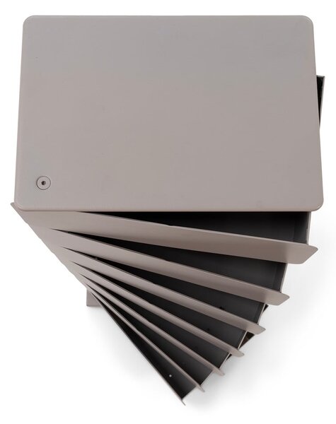 Szarobrązowa metalowa komoda 37x99x26 cm Joey – Spinder Design