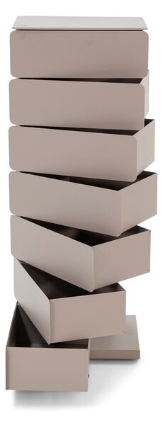 Szarobrązowa metalowa komoda 37x99x26 cm Joey – Spinder Design