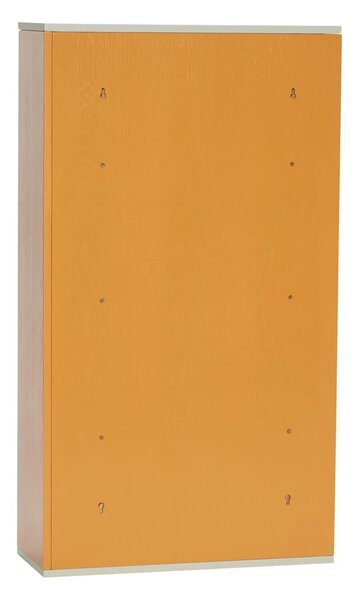 Pomarańczowy regał ścienny z litego drewna jesionowego 60x109 cm Apollo – Hübsch