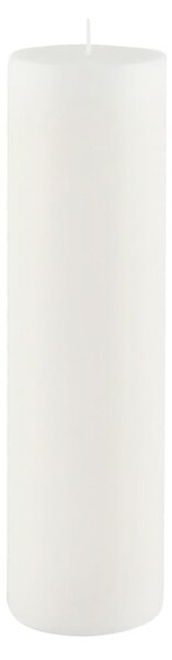 Biała świeczka Ego Dekor Cylinder Pure, 75 h