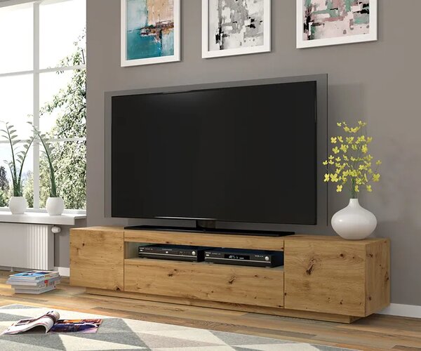Szafka Pod Tv Stojąca Lub Ścienna Dąb Artisan F3-E75