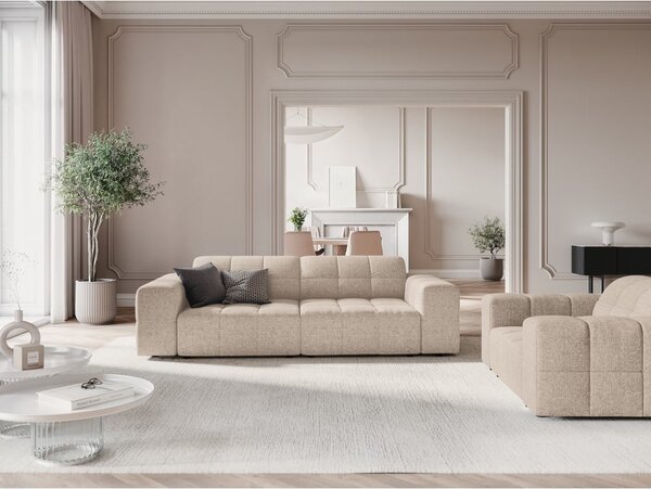 Beżowa sofa 204 cm Chicago – Cosmopolitan Design