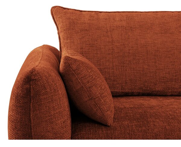 Pomarańczowa sofa 240 cm Matera – Cosmopolitan Design