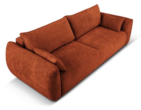 Pomarańczowa sofa 240 cm Matera – Cosmopolitan Design