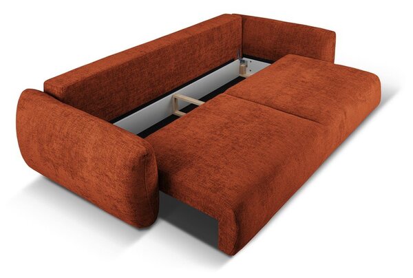 Pomarańczowa sofa 240 cm Matera – Cosmopolitan Design