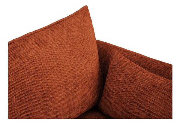 Pomarańczowa sofa 240 cm Matera – Cosmopolitan Design