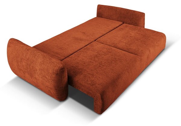 Pomarańczowa sofa 240 cm Matera – Cosmopolitan Design