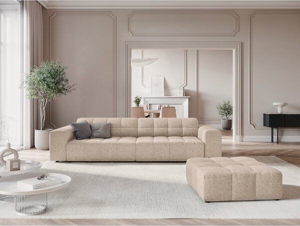 Beżowa sofa 244 cm Chicago – Cosmopolitan Design