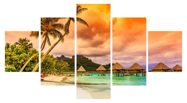 Obraz - Bora Bora Island (125x70 cm)
