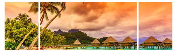 Obraz - Bora Bora Island (170x50 cm)
