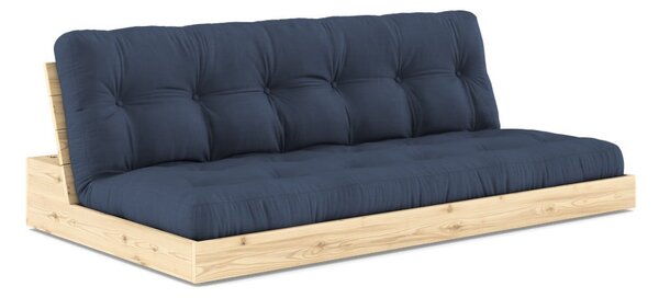 Ciemnoniebieska rozkładana sofa 196 cm Base – Karup Design