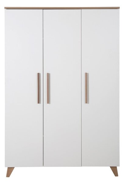 Biała szafa dziecięca 118x190 cm – Roba