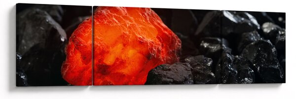 Obraz - świecący minerał (170x50 cm)