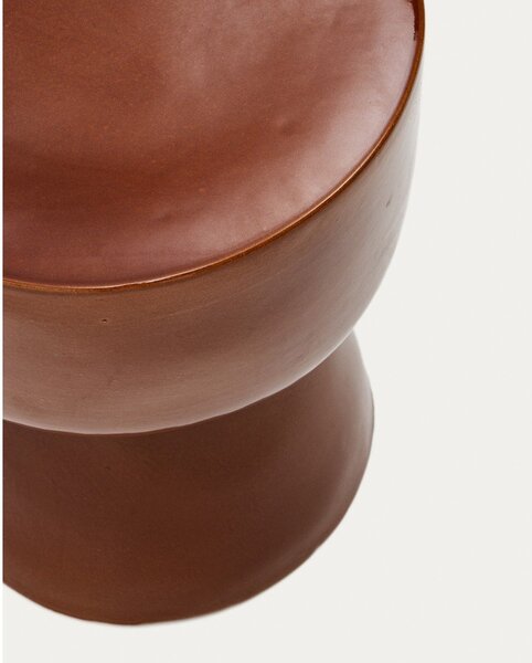 Okrągły ceramiczny stolik ogrodowy ø 36 cm Mesquida – Kave Home