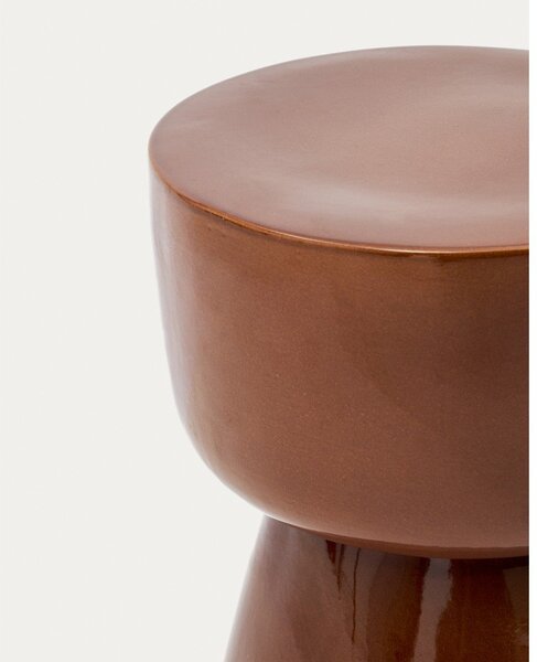Okrągły ceramiczny stolik ogrodowy ø 36 cm Mesquida – Kave Home