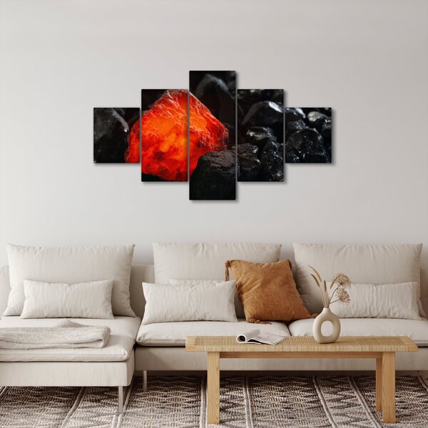Obraz - świecący minerał (125x70 cm)