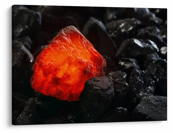 Obraz - świecący minerał (70x50 cm)