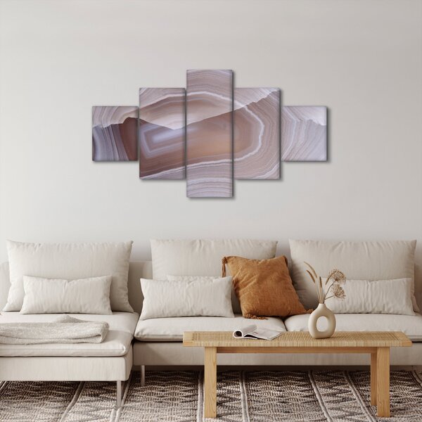 Obraz - Marmurowy agat (125x70 cm)