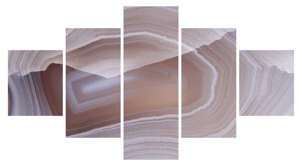 Obraz - Marmurowy agat (125x70 cm)