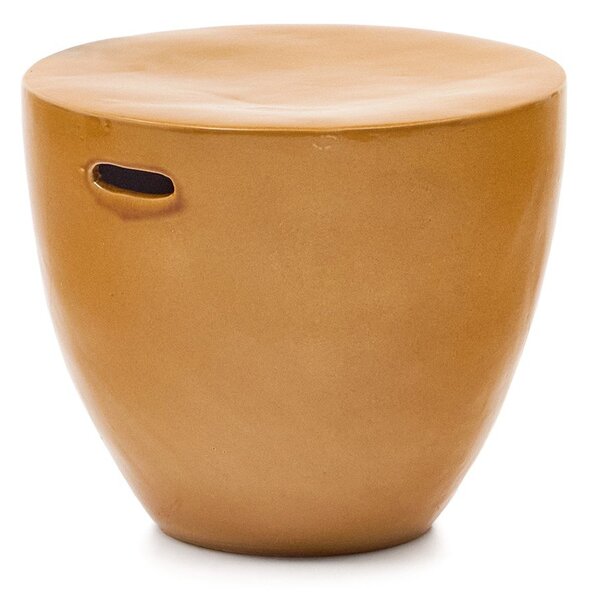 Okrągły ceramiczny stolik ogrodowy ø 46 cm Mesquida – Kave Home