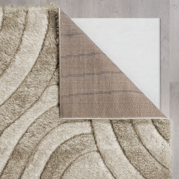 Beżowy dywan tkany ręcznie z włókien z reyklingu 120x170 cm Velvet – Flair Rugs