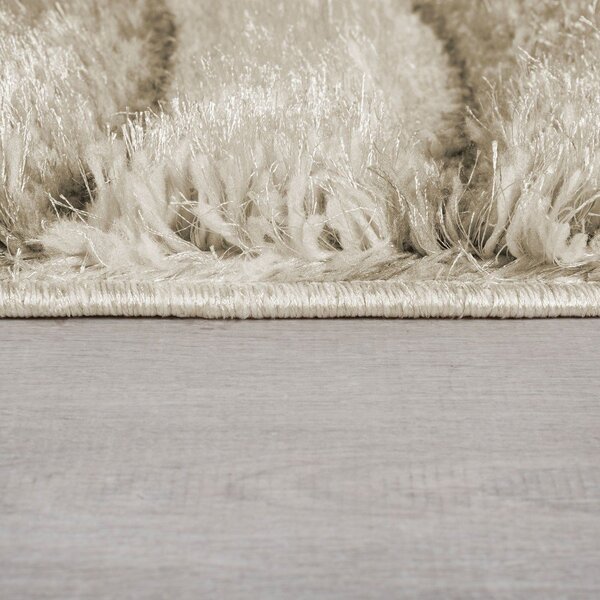 Beżowy dywan tkany ręcznie z włókien z reyklingu 120x170 cm Velvet – Flair Rugs