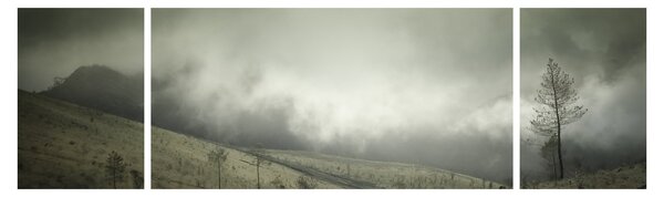 Obraz krajobrazu przed burzą (170x50 cm)