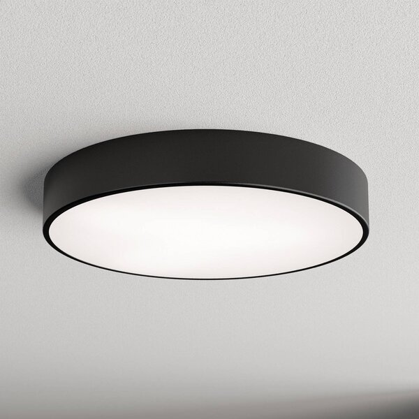 Plafon z czujnikiem ruchu Cleo 500 TEMAR LIGHTING, czarny, salon / jadalnia, metal, nowoczesny