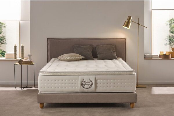 Twardy sprężynowy materac termoregulacyjny 90x200 cm WESTIN SPRING – Moonia