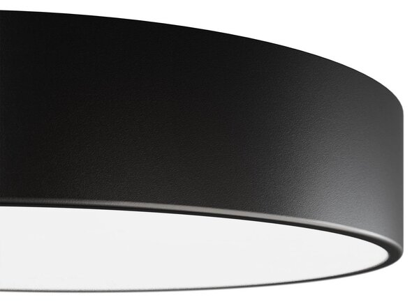 Plafon z czujnikiem ruchu Cleo 500 TEMAR LIGHTING, czarny, salon / jadalnia, metal, nowoczesny