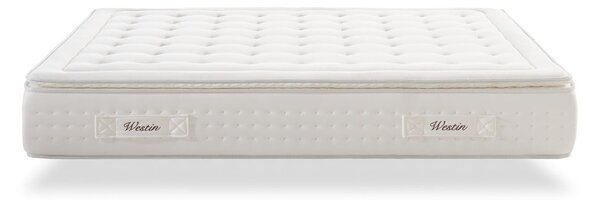 Twardy sprężynowy materac termoregulacyjny 90x200 cm WESTIN SPRING – Moonia