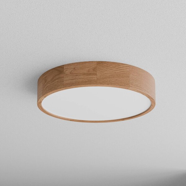 Lampa sufitowa Cleo TEMAR LIGHTING, możliwość ściemniania, jasne drewno, salon / jadalnia, drewno, nowoczesny