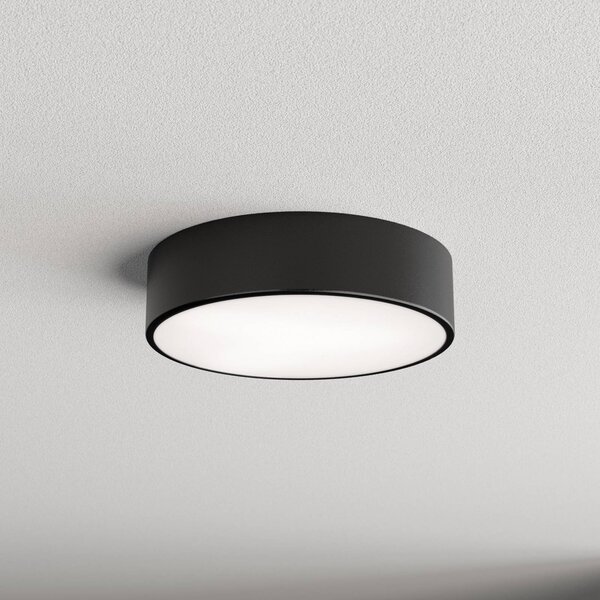 Plafon z czujnikiem ruchu Cleo 300 TEMAR LIGHTING, czarny, salon / jadalnia, metal, nowoczesny