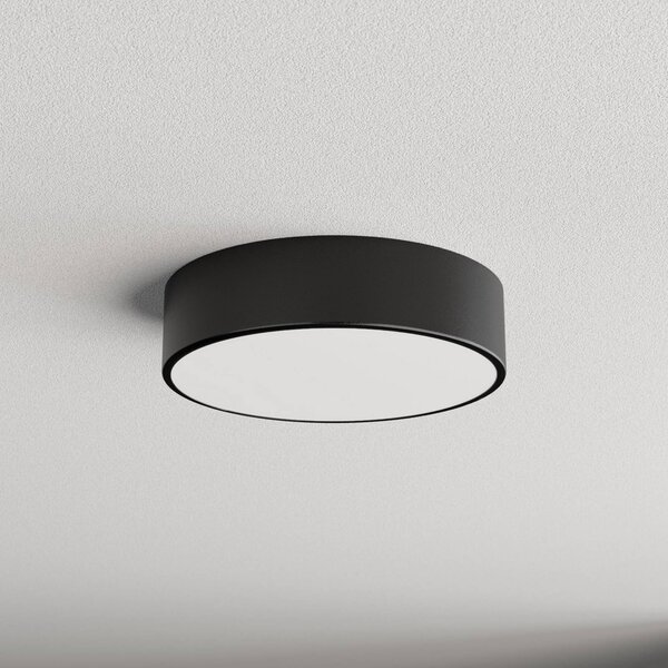 Plafon z czujnikiem ruchu Cleo 300 TEMAR LIGHTING, czarny, salon / jadalnia, metal, nowoczesny