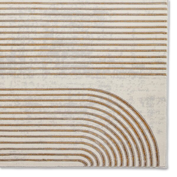 Dywan w jasnoszaro-złotym kolorze 80x150 cm Apollo – Think Rugs