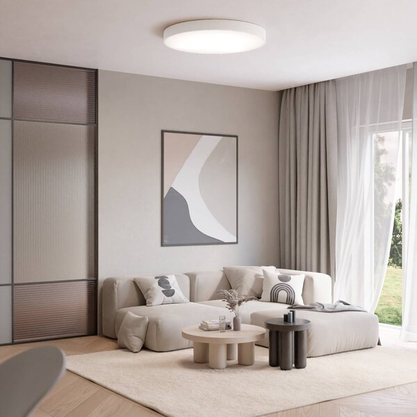 Lampa sufitowa Cleo TEMAR LIGHTING, możliwość ściemniania, biały / opal, salon / jadalnia, nowoczesny