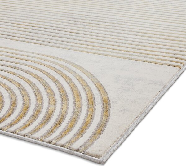 Dywan w jasnoszaro-złotym kolorze 80x150 cm Apollo – Think Rugs