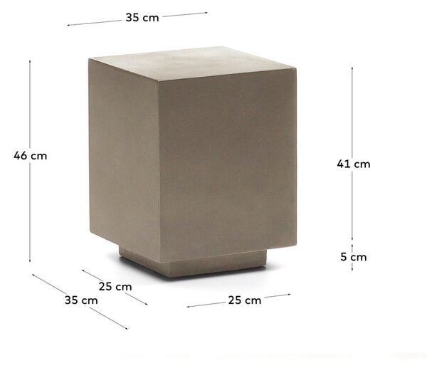 Stolik ogrodowy 35x35 cm Rustella – Kave Home