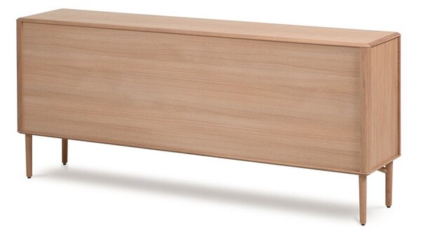 Niska komoda w dekorze dębu 200x86 cm Lenon – Kave Home