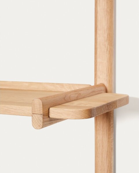 Modułowy system półek z litego drewna dębowego 110x202 cm Sitra – Kave Home