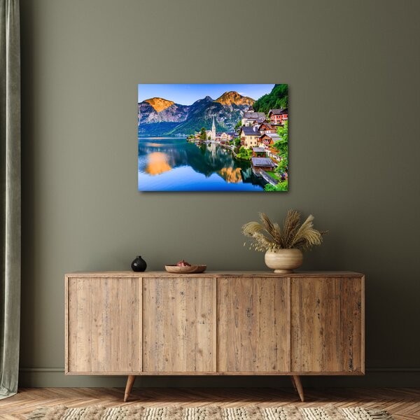Obraz - Wieś alpejska (70x50 cm)