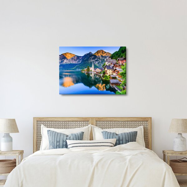 Obraz - Wieś alpejska (70x50 cm)