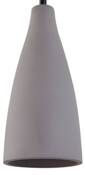 Lampa wisząca Sanne Lindby, możliwość ściemniania, aluminiowy / szary / cynkowy, salon / jadalnia, beton, nowoczesny