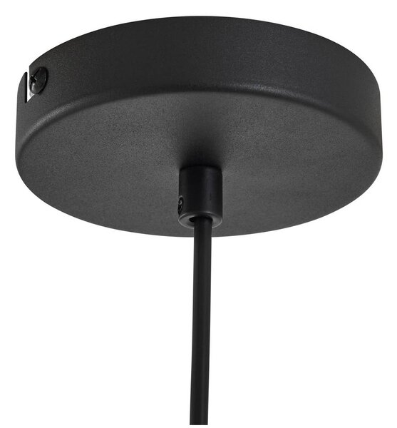 Lampa wisząca Sanne Lindby, możliwość ściemniania, aluminiowy / szary / cynkowy, salon / jadalnia, beton, nowoczesny