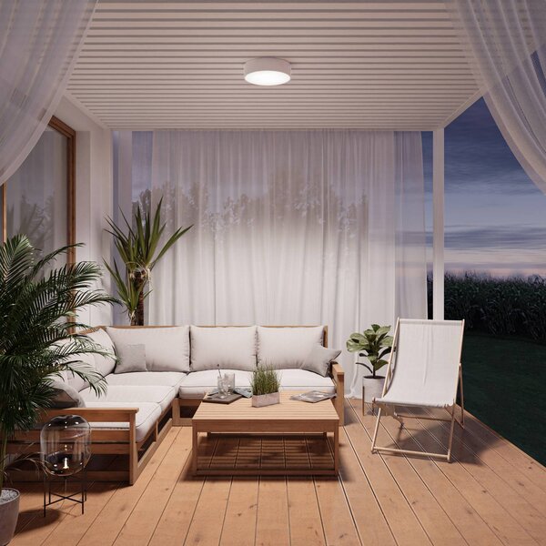 Lampa sufitowa Cleo TEMAR LIGHTING, możliwość ściemniania, biały / opal, salon / jadalnia, nowoczesny