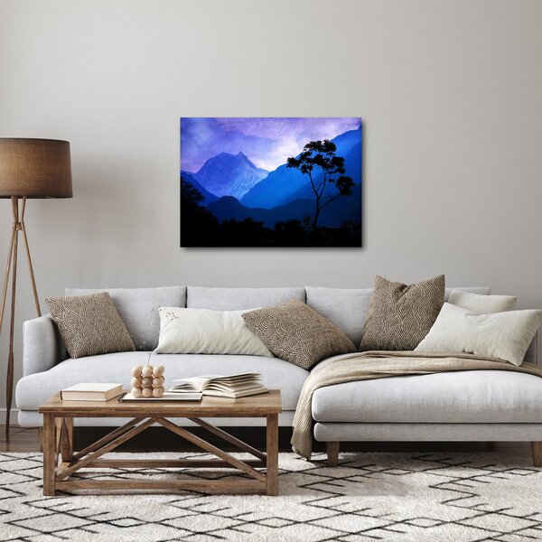 Obraz - Nocne niebo w Nepalu (70x50 cm)